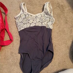 Lace Top Leotard